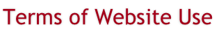 Terms of Website Use